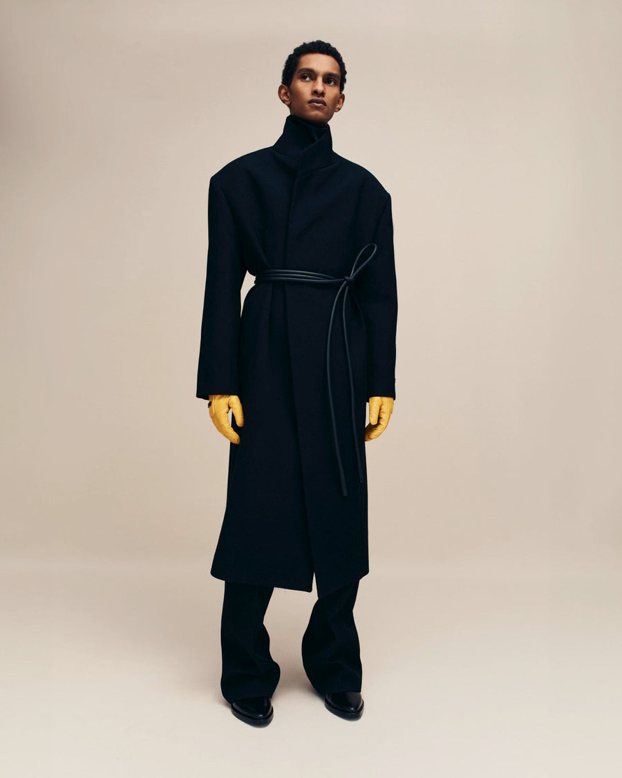 Double Wool Stand Collar Overcoat - Fear of God