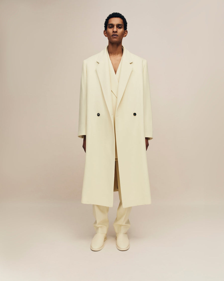 Wool Gabardine Double Breasted Overcoat - Fear of God