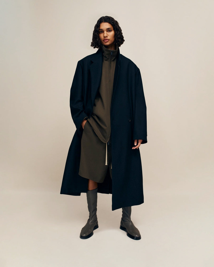 Wool Crepe High Neck Jacket - Fear of God