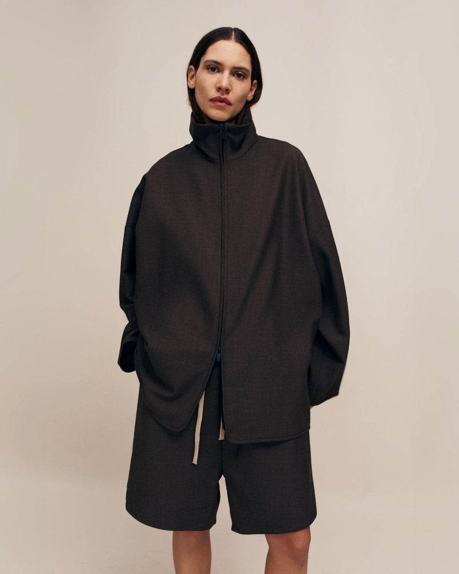 Wool Canvas High Neck Jacket - Fear of God