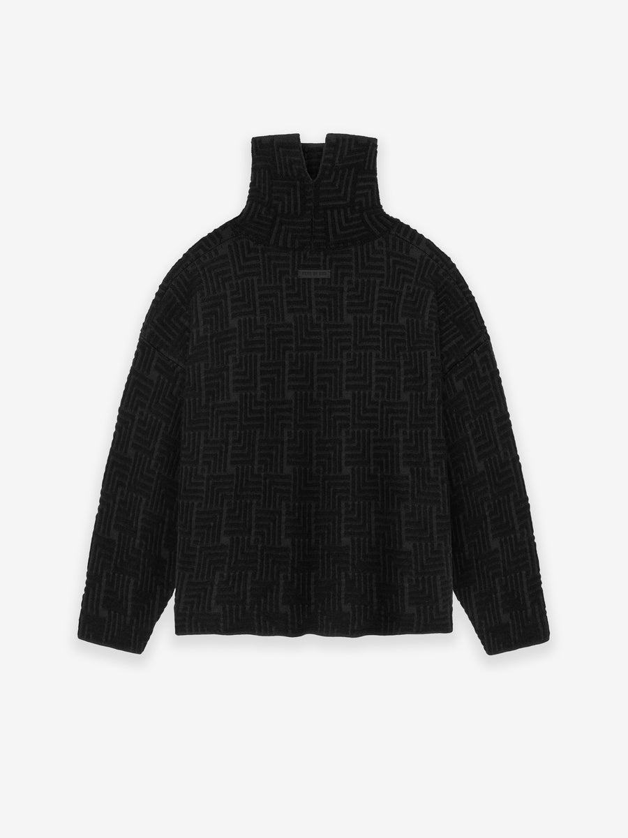 Wool Jacquard High Neck Sweater - Fear of God
