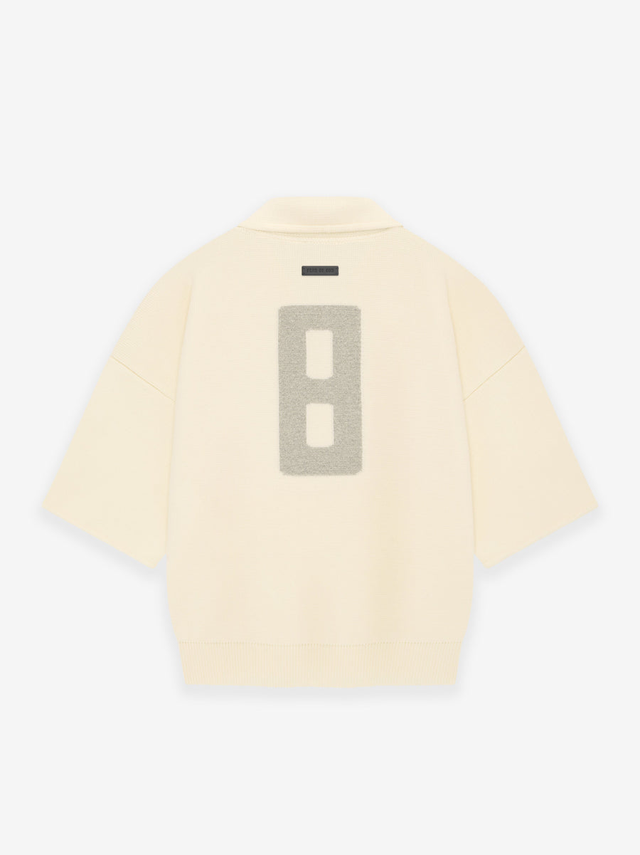 Wool 3/4 Sleeve Polo Sweater - Fear of God