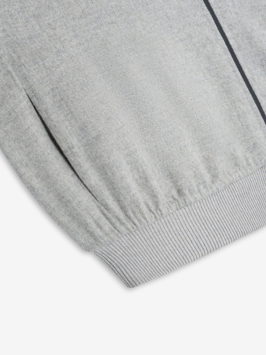 Double-Faced Wool Cashmere Collarless Bomber - Fear of God