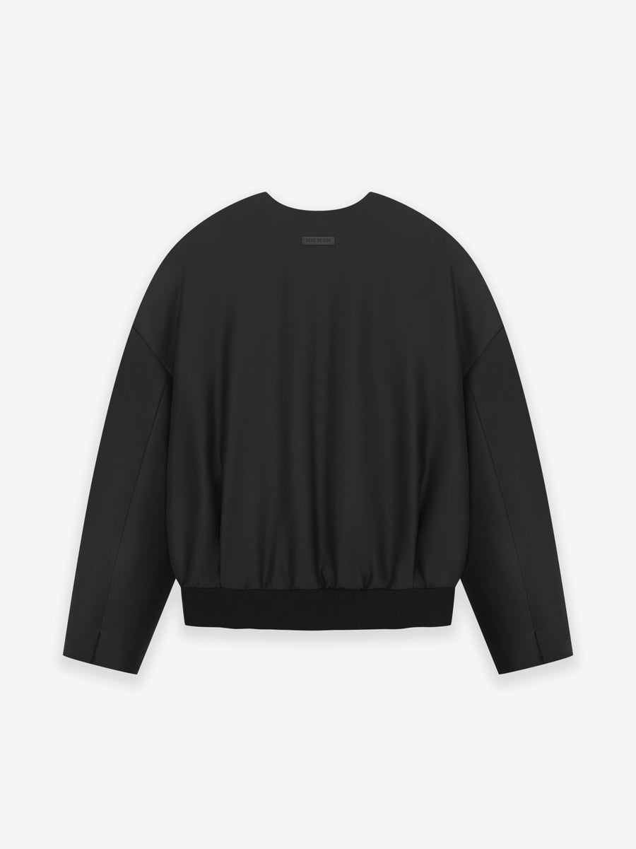 Wool Silk Collarless Jacket - Fear of God