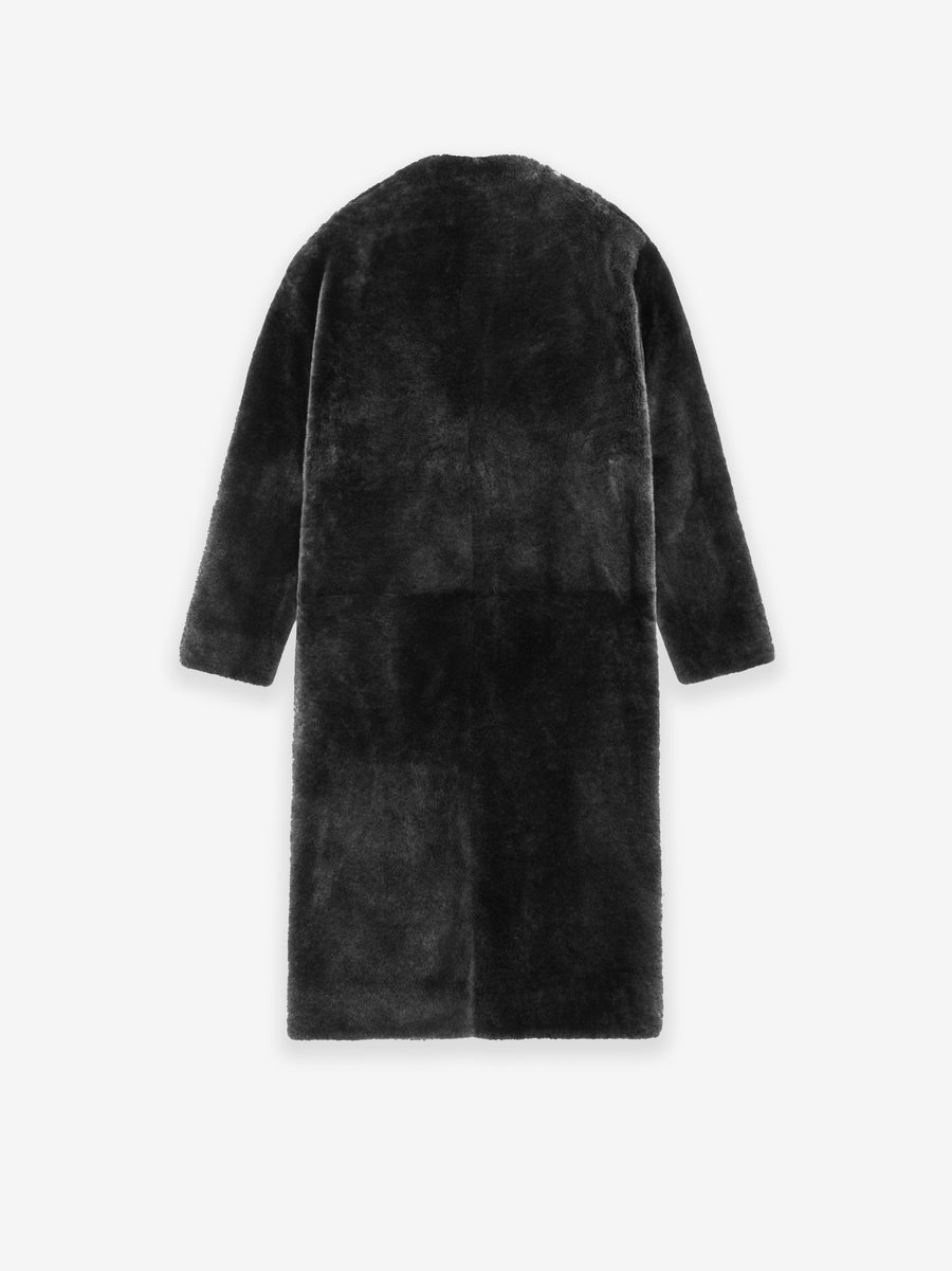 Shearling Lapelless Overcoat - Fear of God