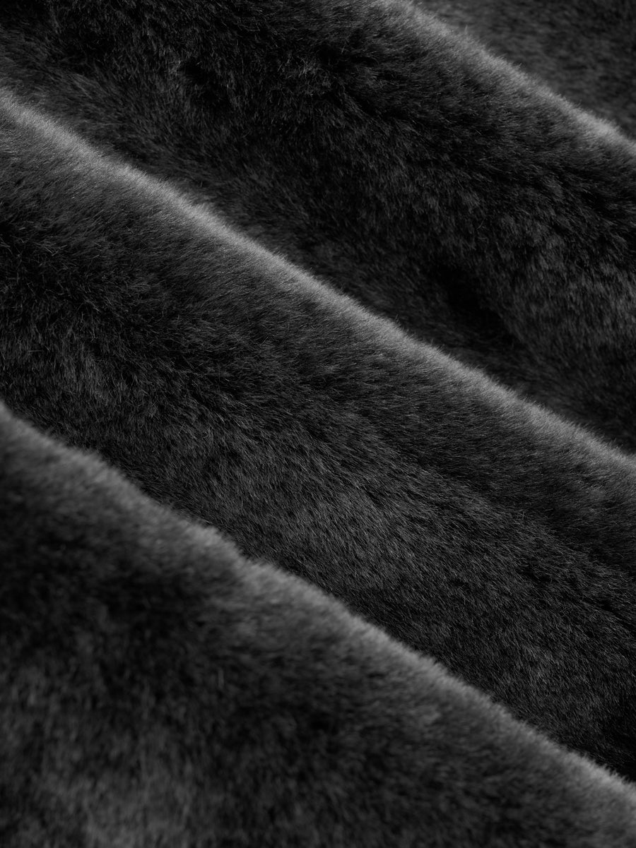 Shearling Lapelless Overcoat - Fear of God