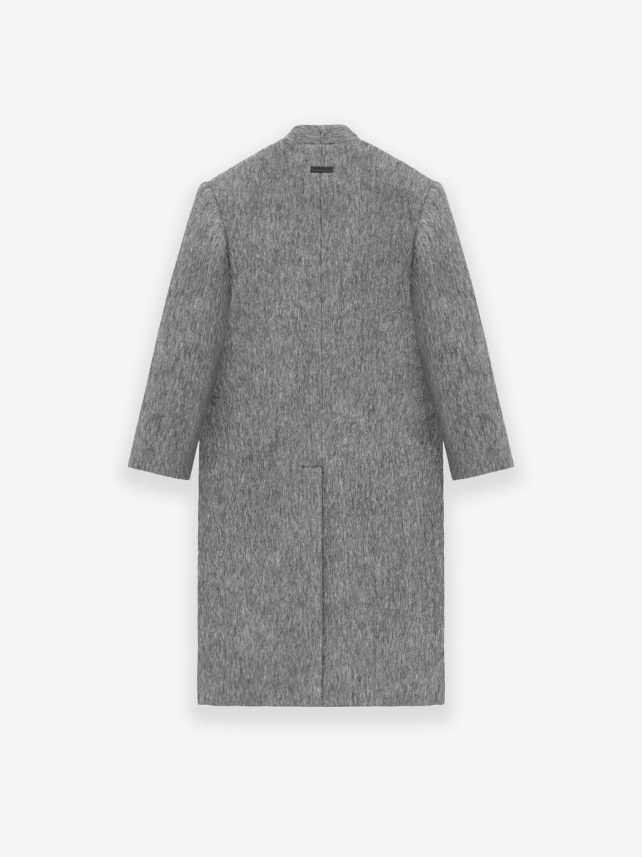 Alpaca Wool Lapelless Overcoat - Fear of God