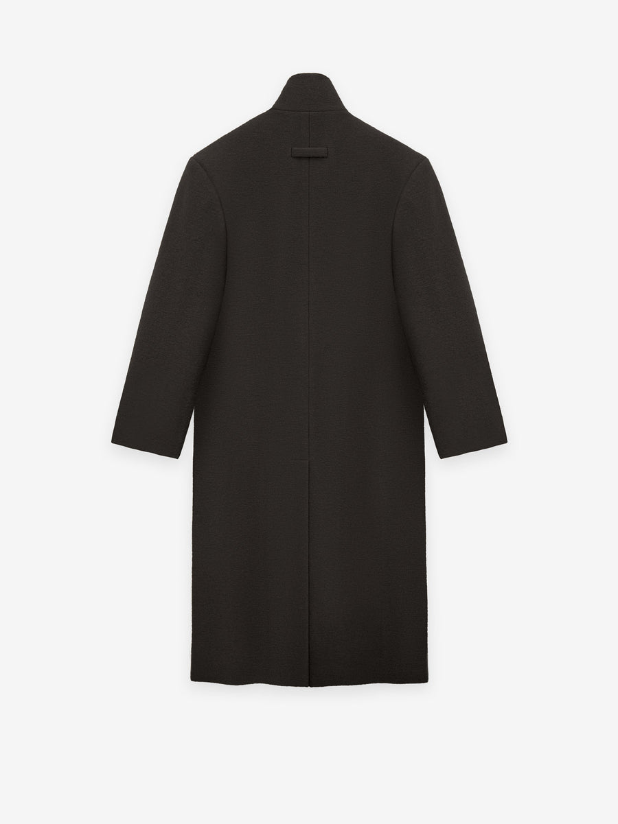 Boiled Wool Stand Collar Overcoat - Fear of God