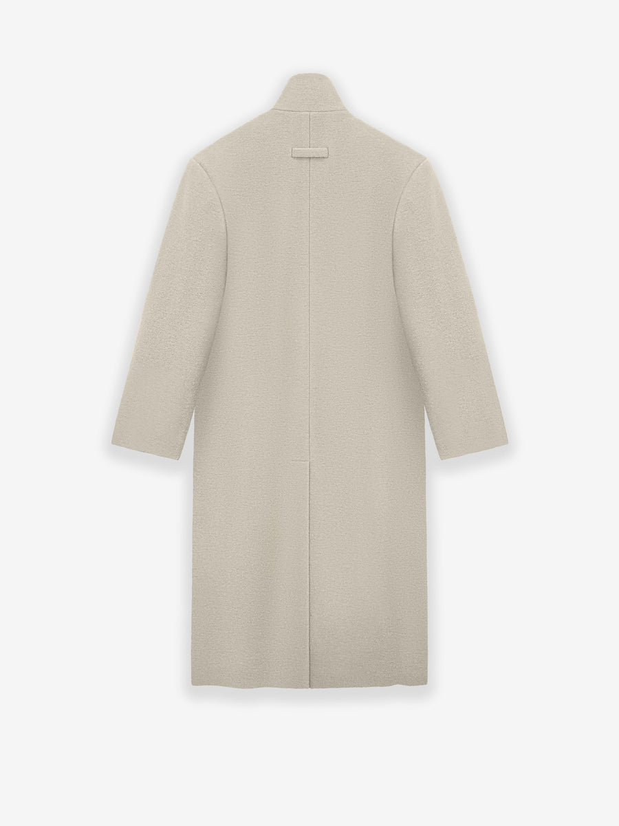 Boiled Wool Stand Collar Overcoat - Fear of God