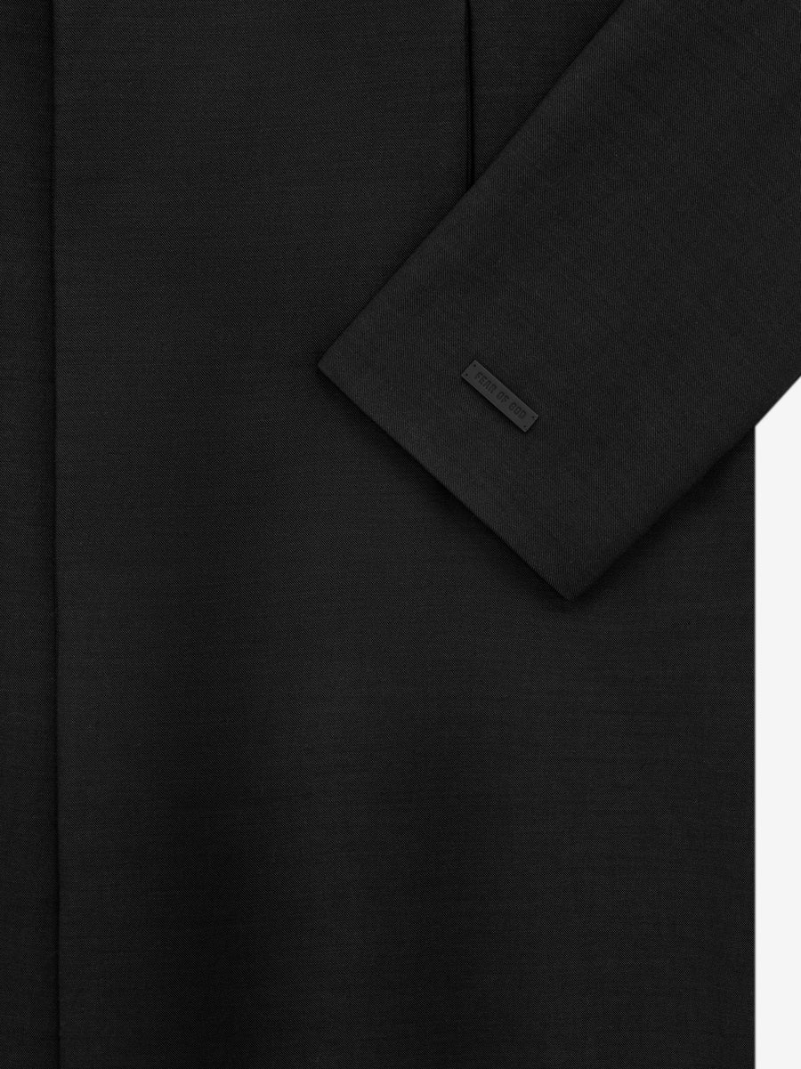Double Wool Stand Collar Overcoat - Fear of God
