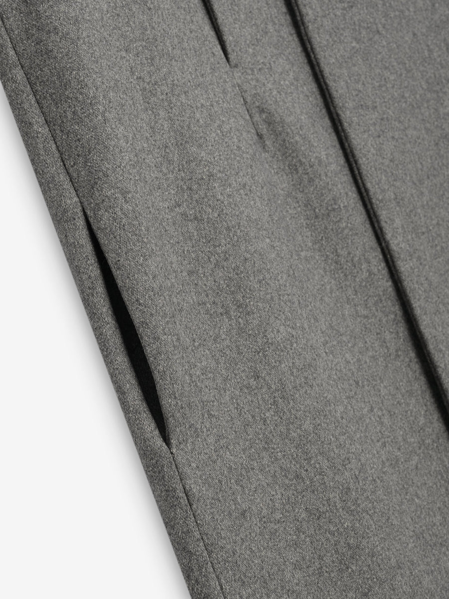 Melange Wool Stand Collar Overcoat - Fear of God