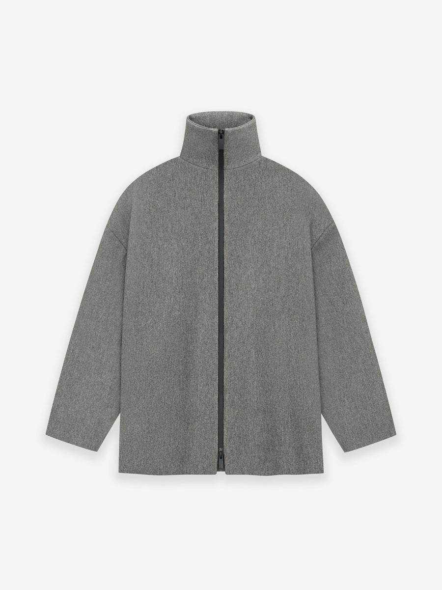 Melange Wool High Neck Jacket - Fear of God