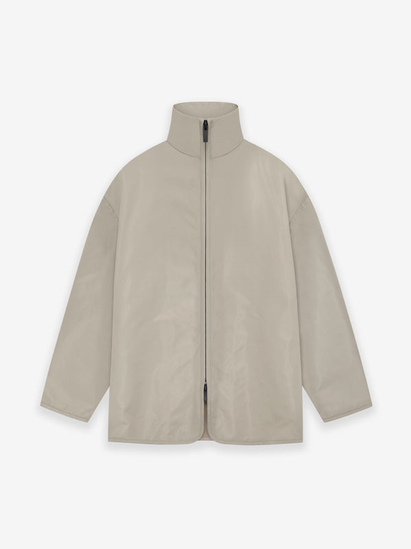 Heavy Nylon High Neck Jacket