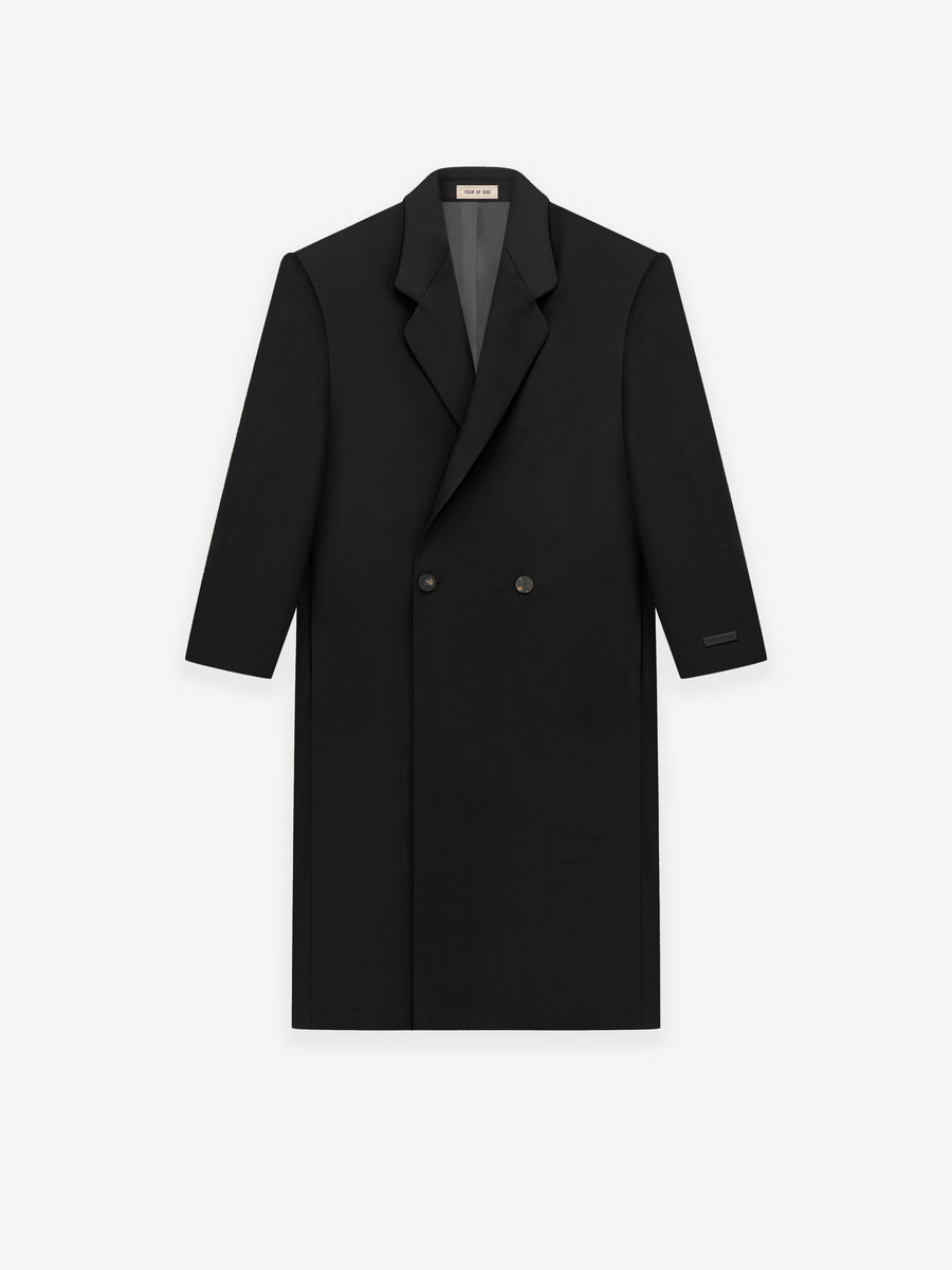 Wool Gabardine Double Breasted Overcoat - Fear of God