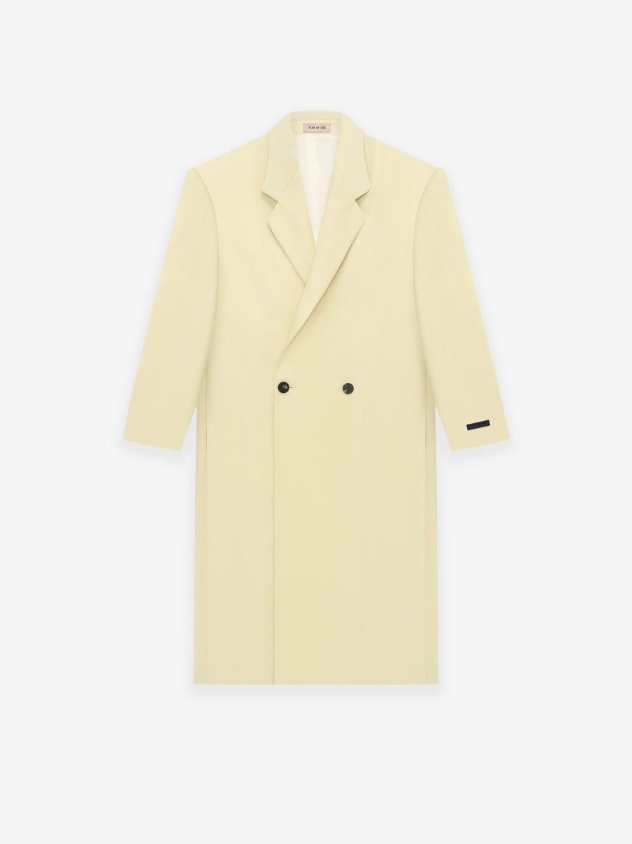 Wool Gabardine Double Breasted Overcoat - Fear of God