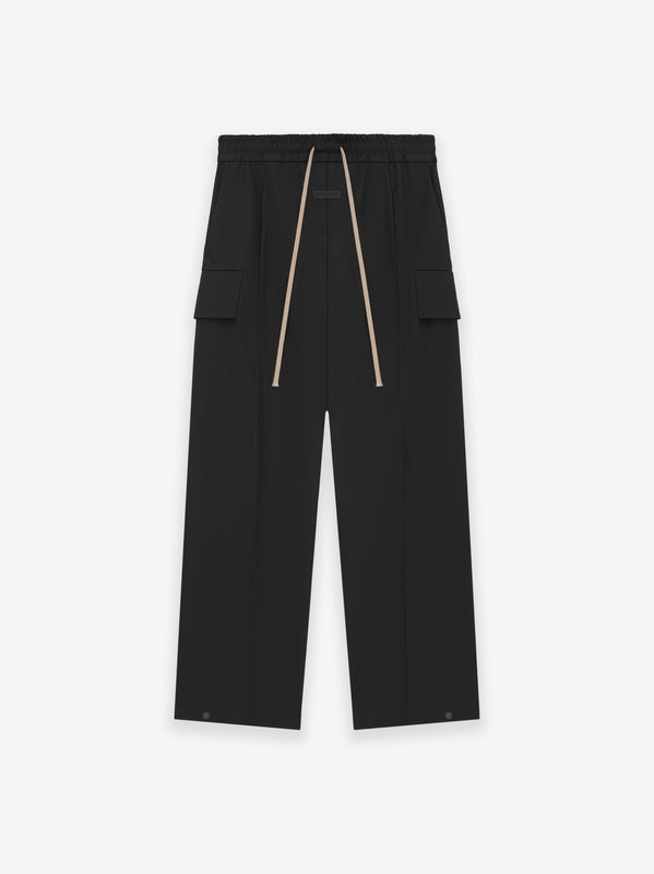 Heavy Twill Wide Leg Cargo Pants