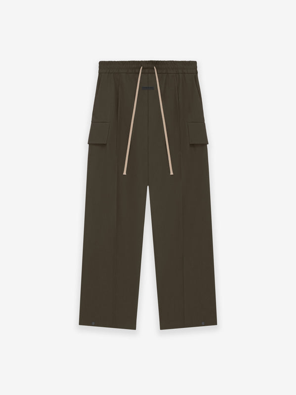Heavy Twill Wide Leg Cargo Pant