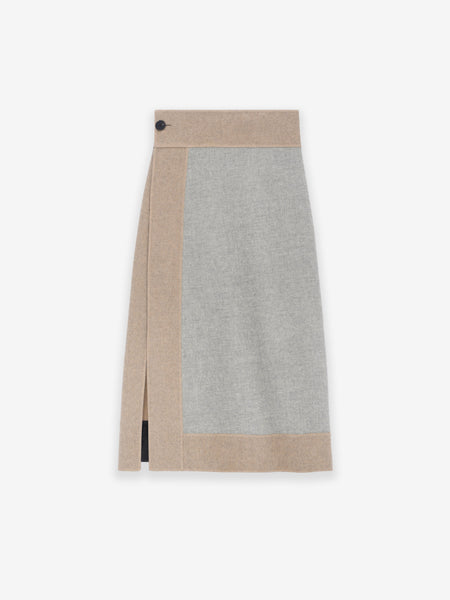 Double Wool Wide Leg Pant