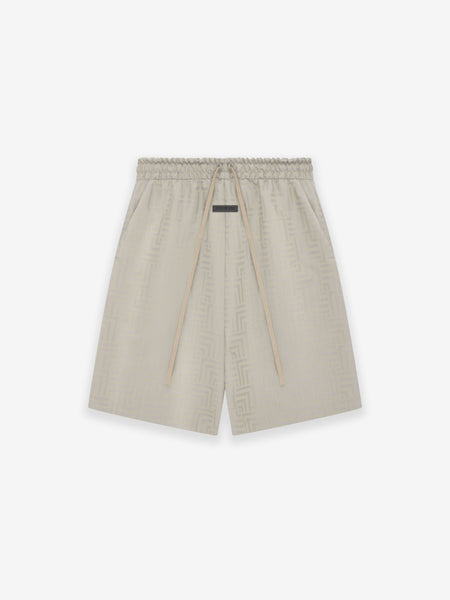 Wool Jacquard Relaxed Short