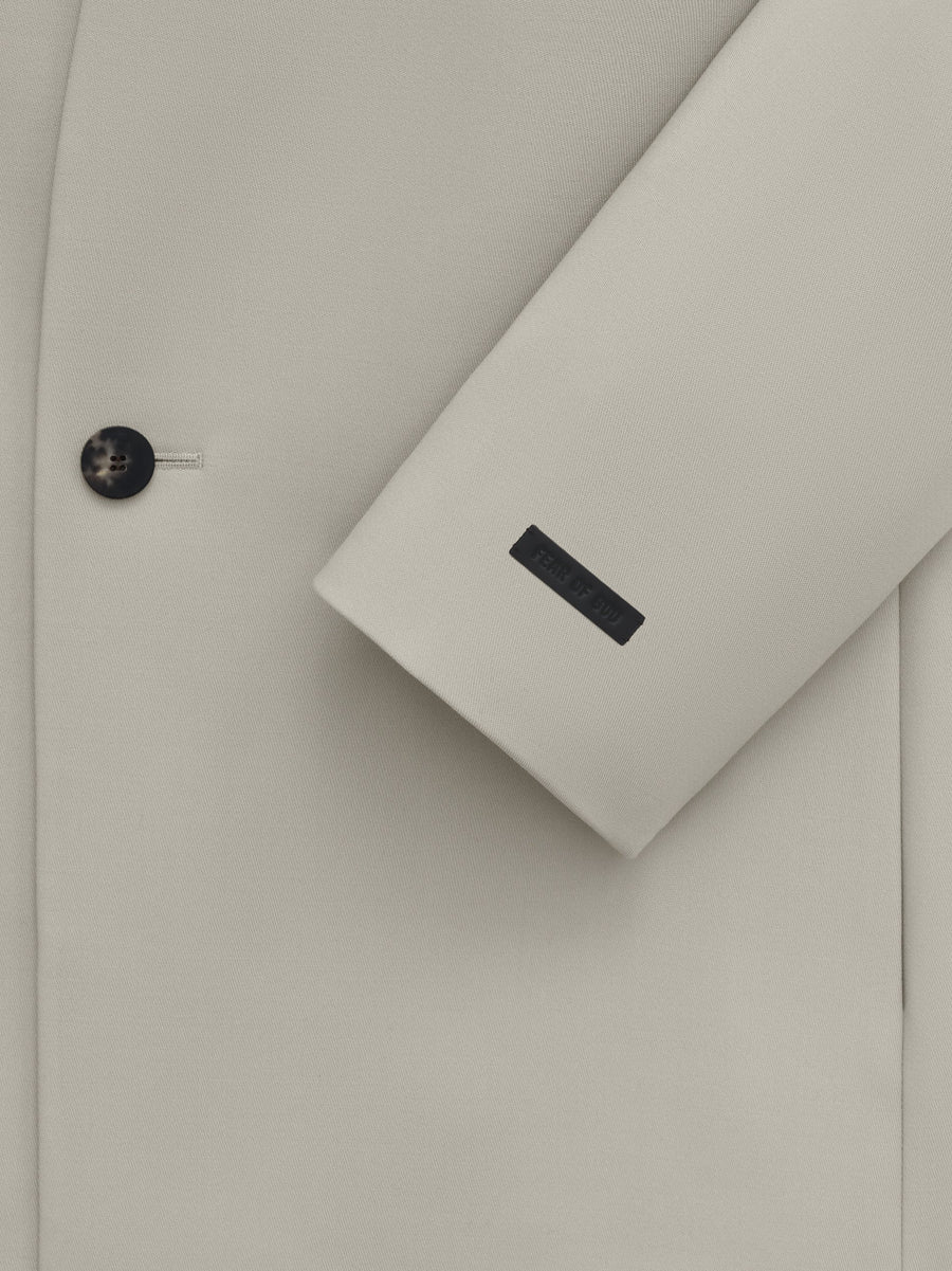 Wool Gabardine Lapelless Suit Jacket - Fear of God