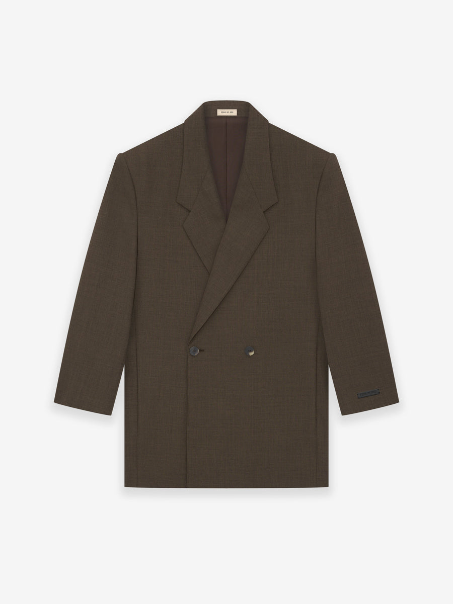 Wool Canvas Double Breasted Blazer - Fear of God