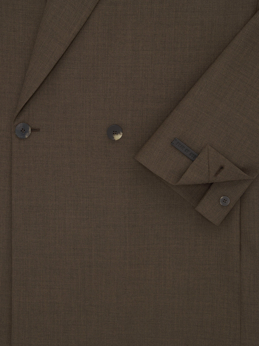Wool Canvas Double Breasted Blazer - Fear of God