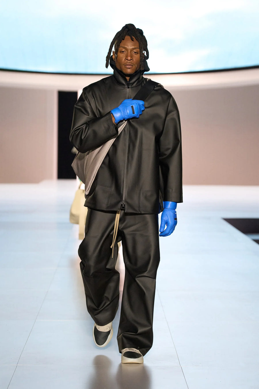 Rubberized High Neck Jacket - Fear of God
