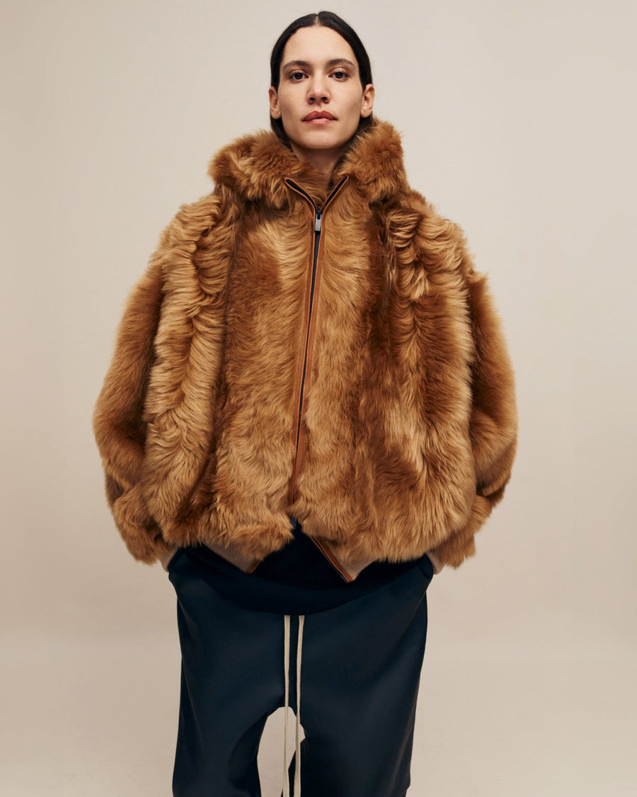 Shearling Hooded Bomber - Fear of God