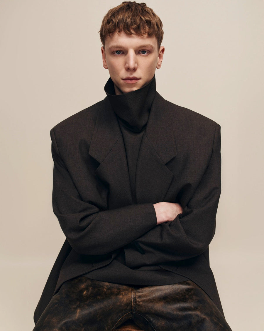Wool Canvas Double Breasted Blazer - Fear of God