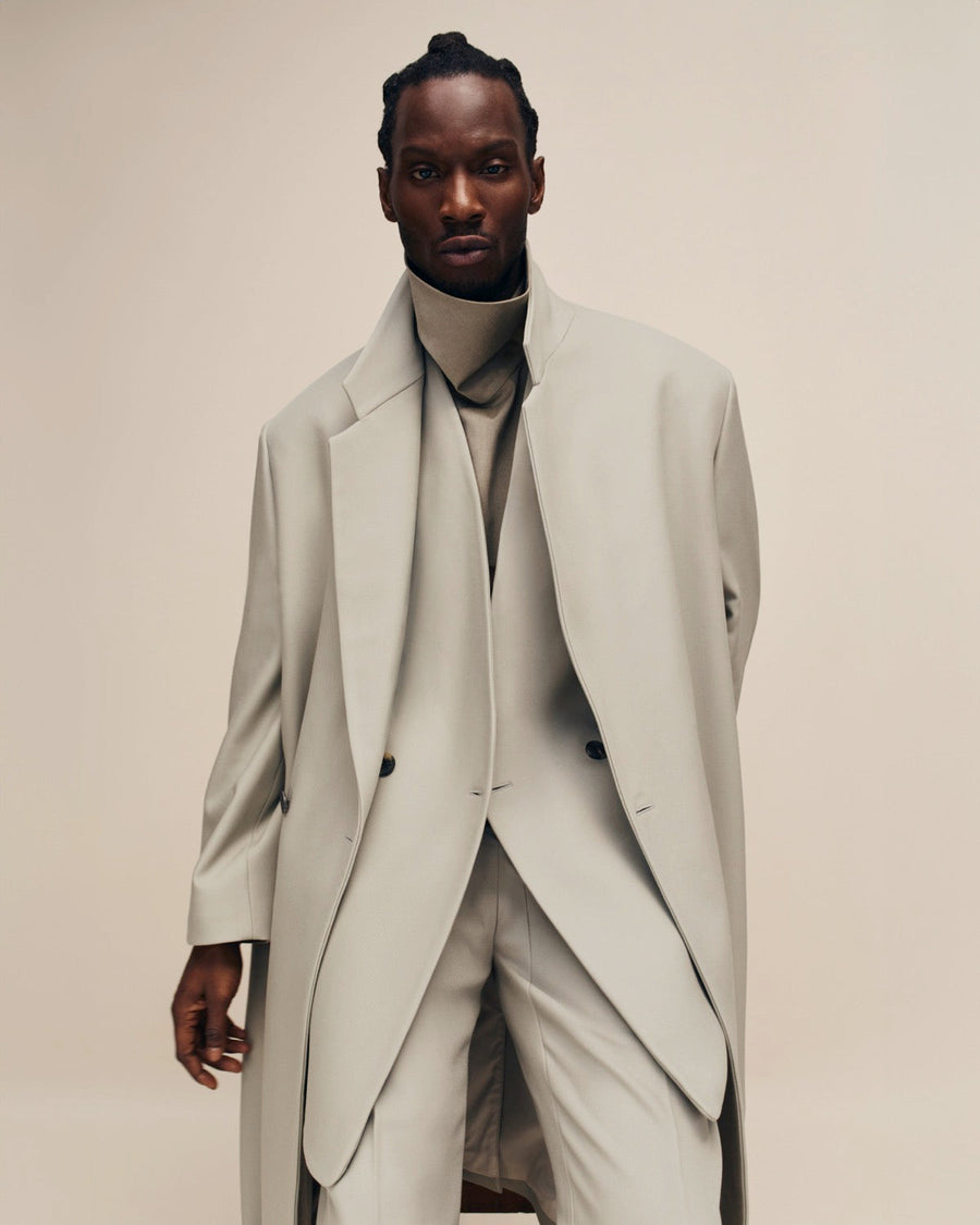 Wool Gabardine Double Breasted Overcoat - Fear of God