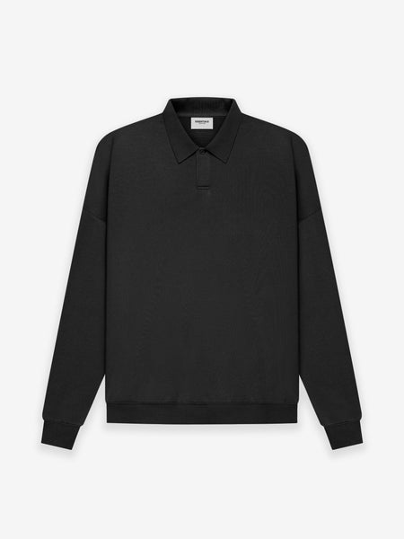 Long Sleeve French Terry Polo