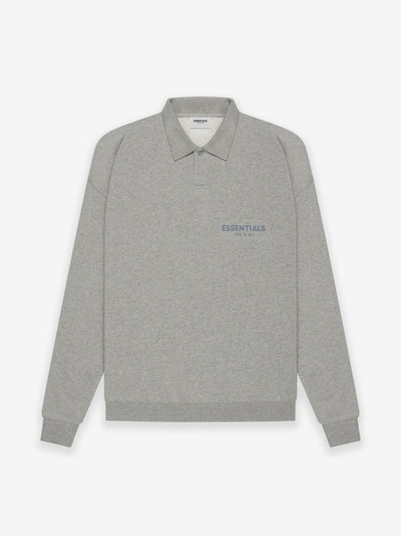 Long Sleeve French Terry Polo