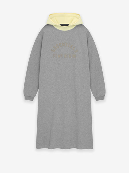 Womens Nylon Fleece Hooded Dress