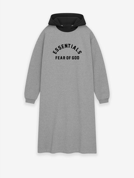 Womens Nylon Fleece Hooded Dress