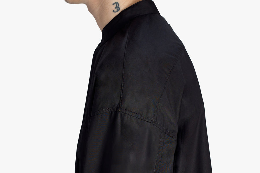 Black Pullover Henley - Fear of God
