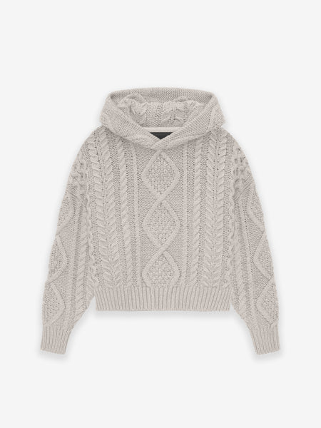 Kids Cable Knit Hoodie