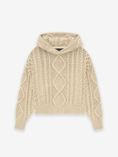 Kids Cable Knit Hoodie
