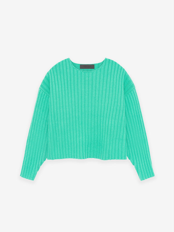 Kids Raw Neck Sweater