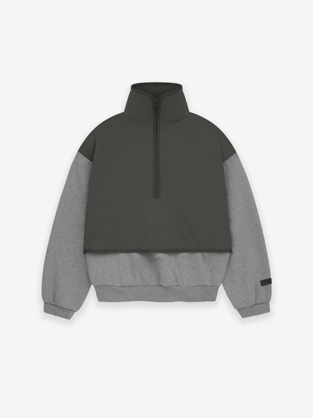 Kids Nylon Fleece  Mockneck Sweater