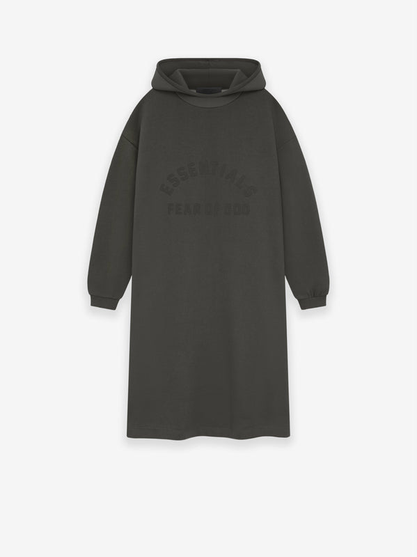 Kids Nylon Fleece Hooded Dress