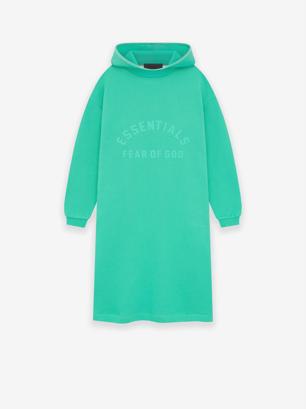 Kids Nylon Fleece Hooded Dress