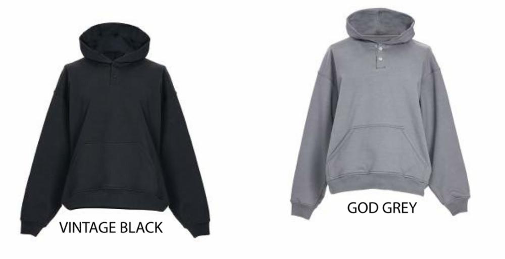 Everyday Henley Hoodie