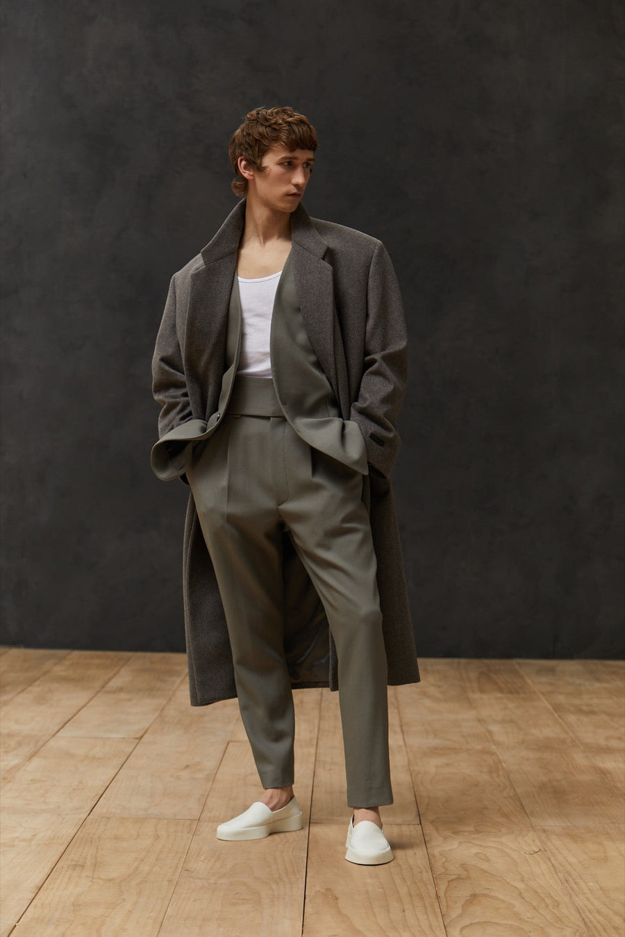 Wool Lapelless Jacket - Fear of God