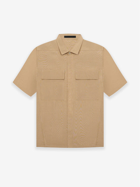 Short Sleeve Crepe Shirt
