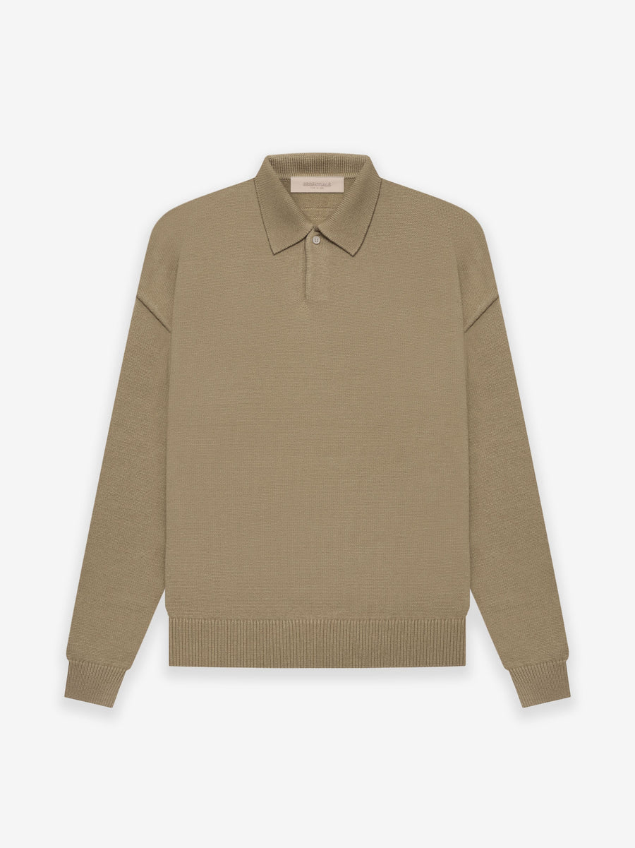 MENS : KNIT LS POLO - Fear of God