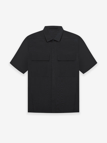 Short Sleeve Crepe Shirt
