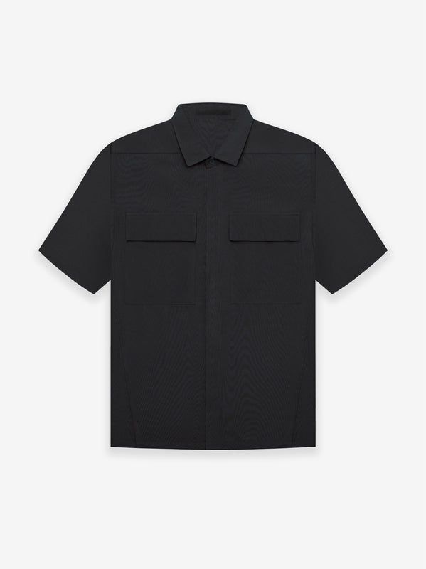 Short Sleeve Crepe Shirt