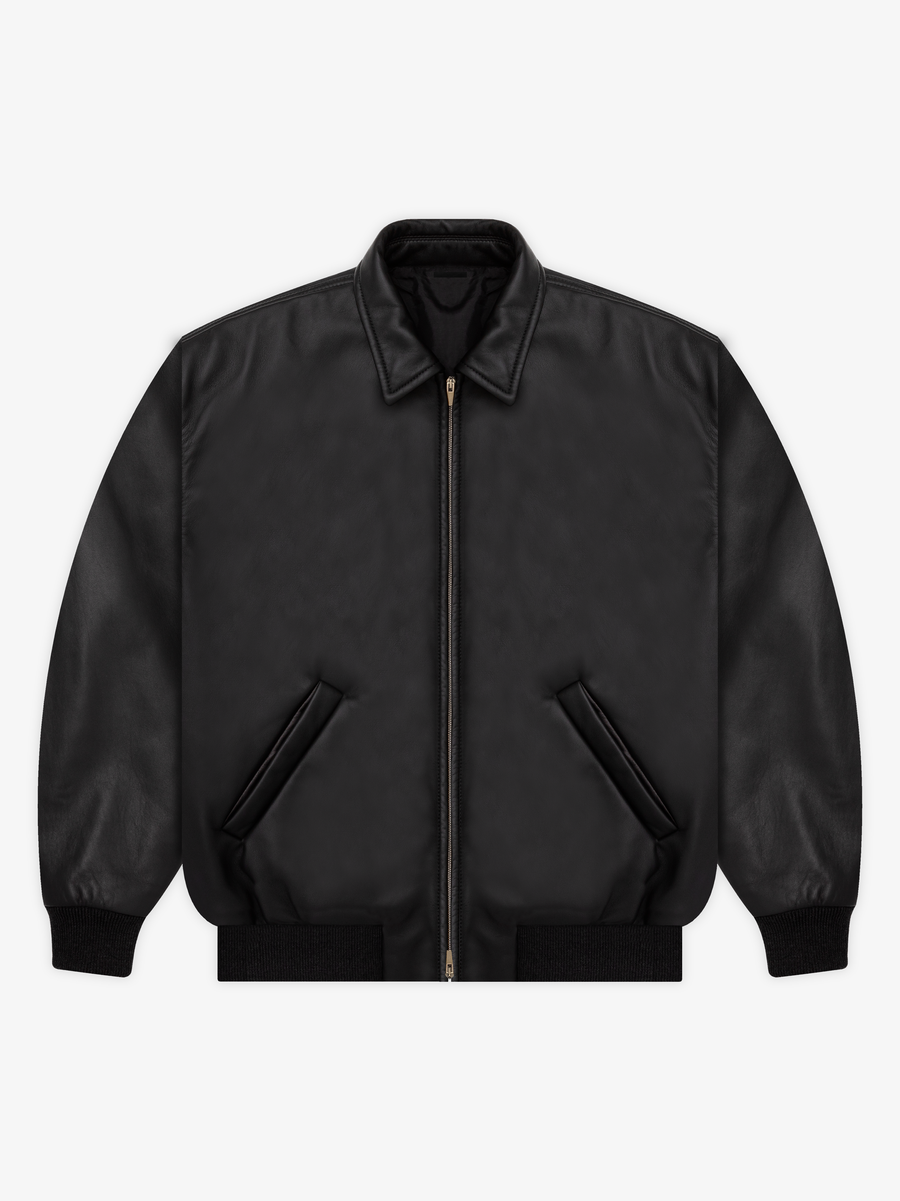 Sob Rock Leather Bomber - Fear of God