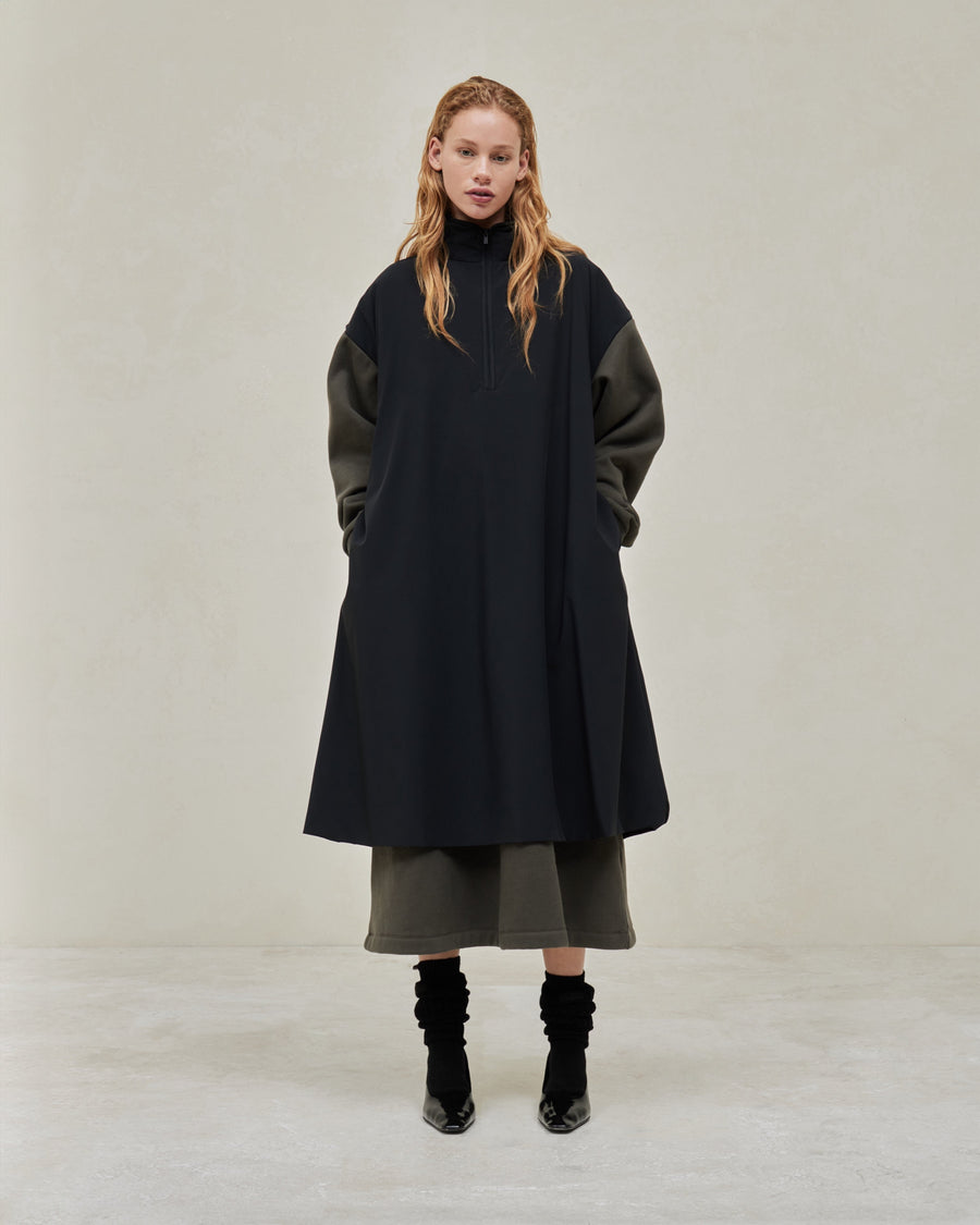Womens Nylon Fleece Mockneck Sweater Dress - Fear of God