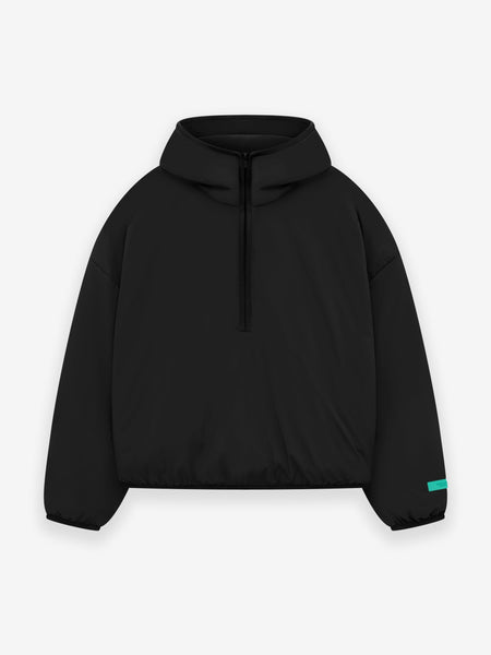 Nylon Filled Halfzip Hoodie